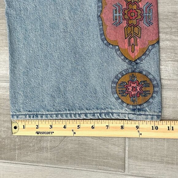 Mother The Maven Sneak High Rise Wide Leg Jeans in Side to Side Size 30 - Picture 16 of 16